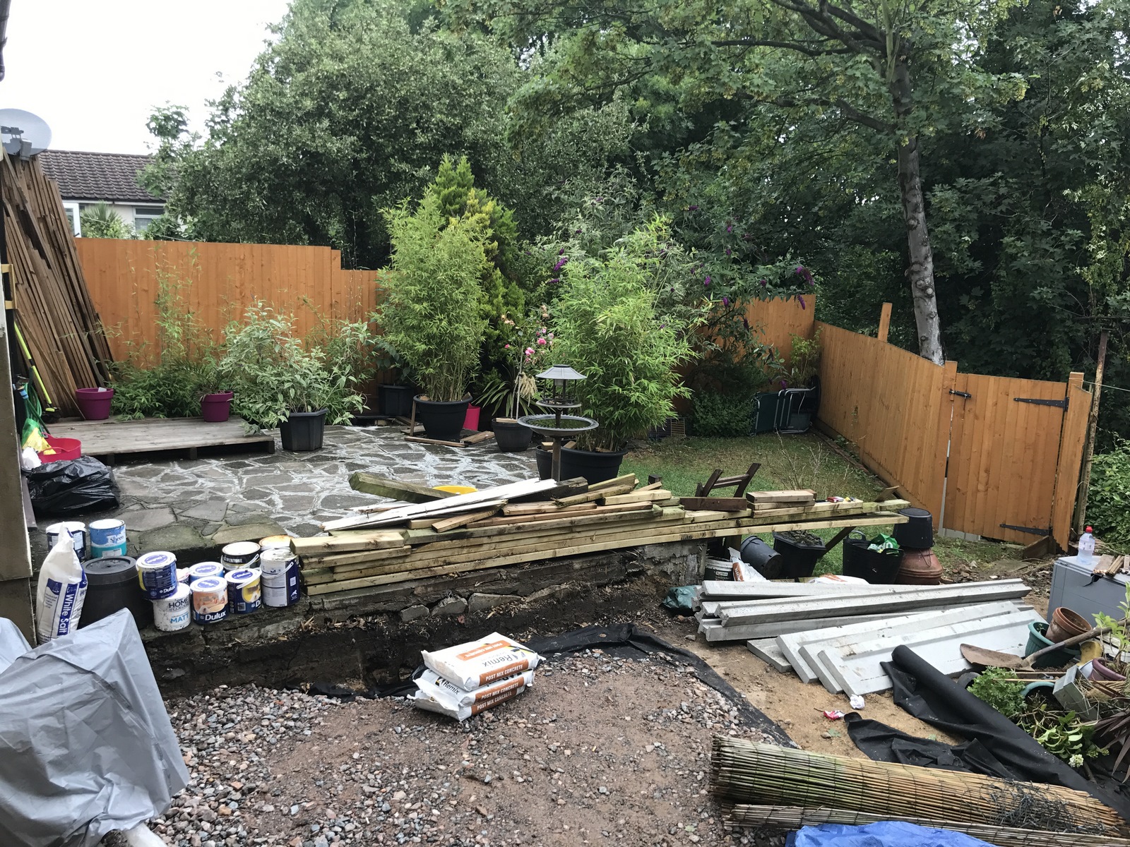 Patio, Landscaping and Fencing Project