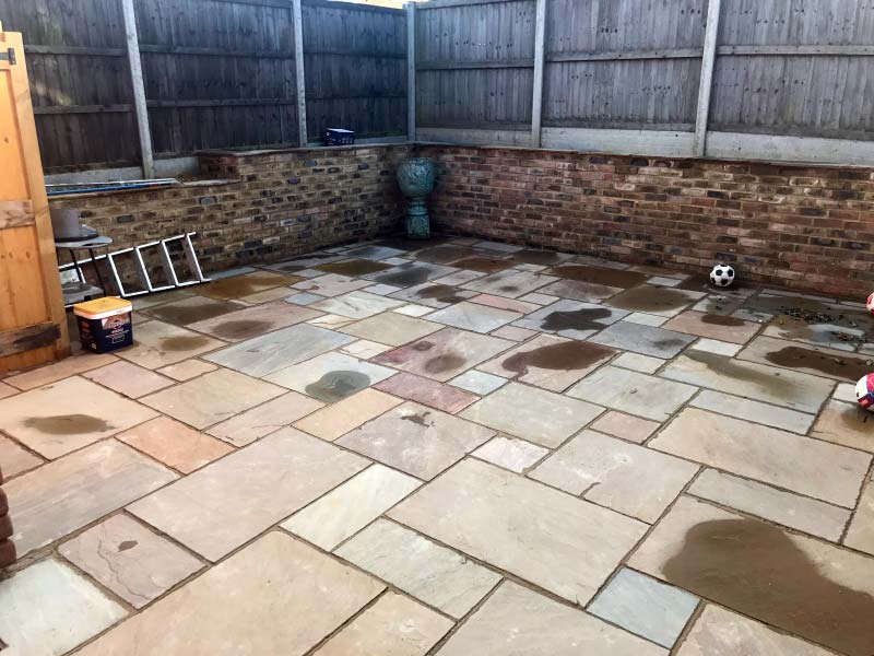Block Paving, Steps and Patio Project