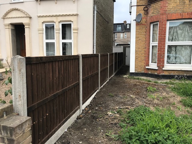 Fencing Project Front Garden